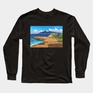 Mera in Boshu by Kawase Hasui Long Sleeve T-Shirt